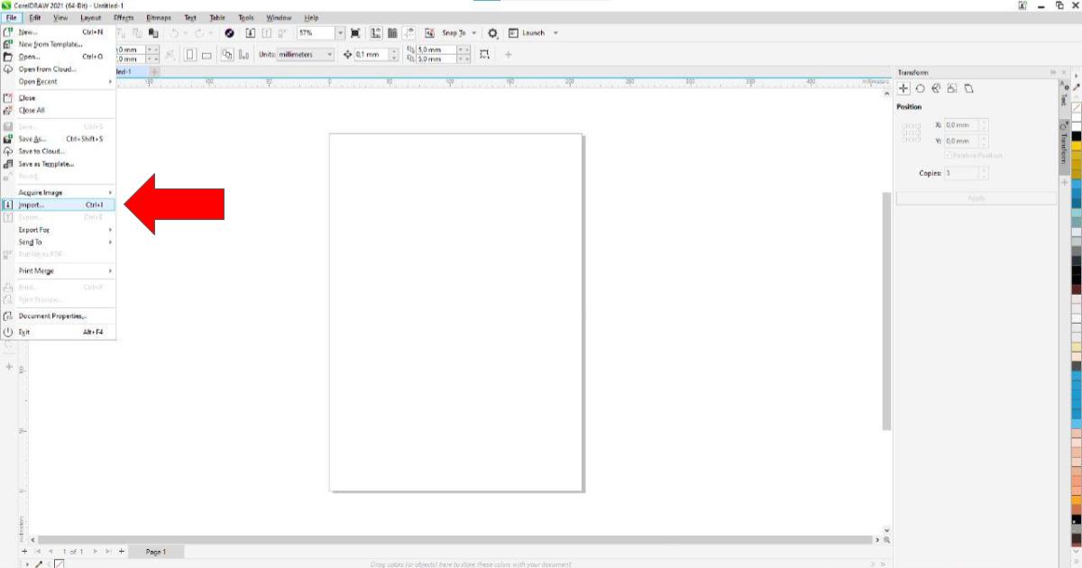 Tutorial Import dan Export File di CorelDRAW [Lengkap Berbagai Format